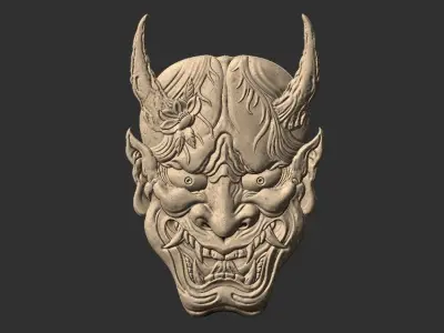 oni face 3D print model