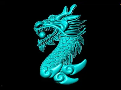 Dragon for jewelry - Dragon for ring - Dragon for pendant 3D print model