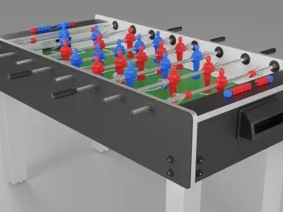 Football table 3D model