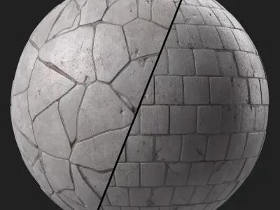 Pavement Materials 101- Concrete Paving - Pbr Seamless Texture