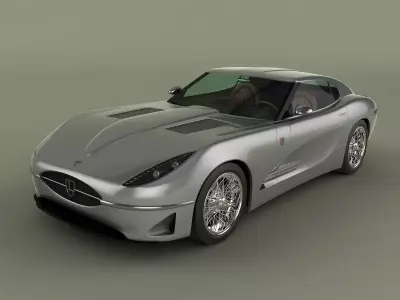 Lyonheart K Coupe Concept 3D model