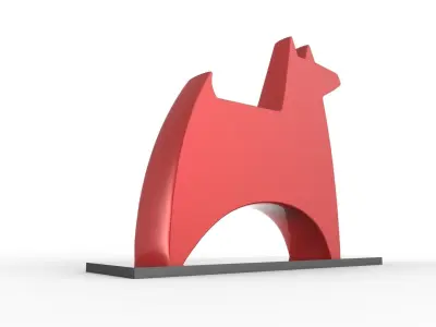 Dog Sculpture 3D model