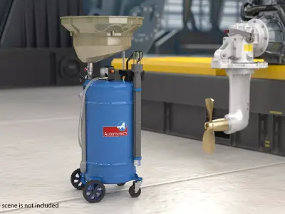 Automotech Services 2285 Multi-Function Waste Oil Drainer 3D model