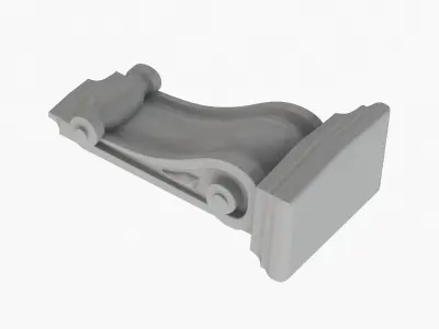 Scroll Corbel 56 - 3D Printable 3D model