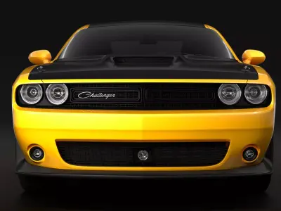 Dodge Challenger TA 392 2017 3D model