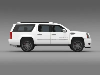 Cadillac Escalade Platinum ESV 2011 3D model