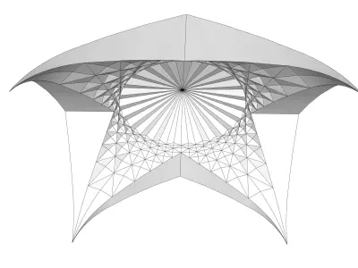 Dome24 kite 3D model