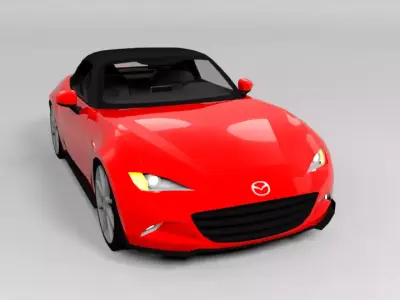 MAZDA MX5 2016 LOWPOLY Low-poly 3D model