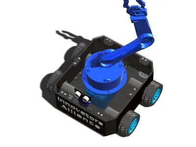 somo car with robot arm  3D print model