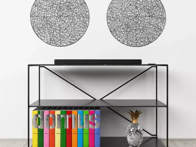 V DOM soundbar 3D model