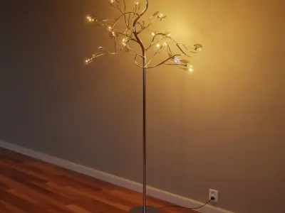 Floor lamp metal 3D model