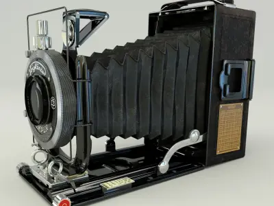 Voigtlander Bergheil Compur 3D model