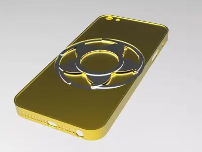 iPhone 5 Case with working iris Free 3D model