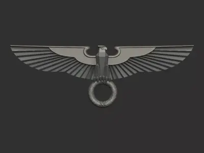 eagle 3D print model 7
