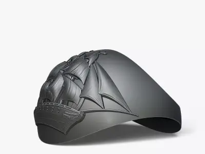 Door Stopper with Sailing Ship Decoration 3D print model