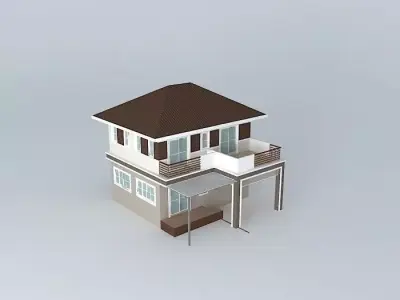 House 2 FL P202 Free 3D model