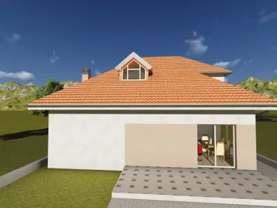 Family house 3D model