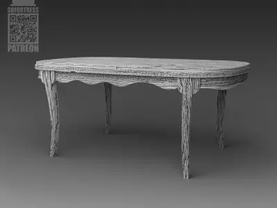 Kitchen Table 3D print model