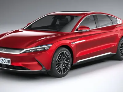 BYD Han 2023 3D model