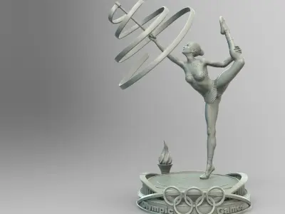 Olympic Games Rhythmic Gymnastics 3D print model