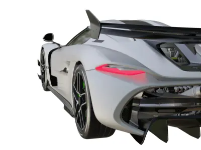 Koenigsegg Jesko Low-poly 3D model by sinan-alzayde