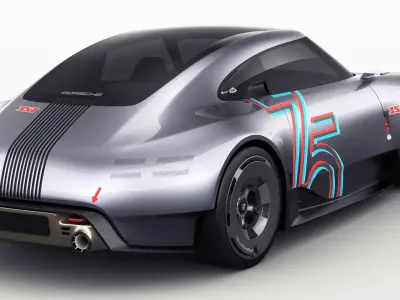 Porsche 357 Vision Concept 2023 3D model