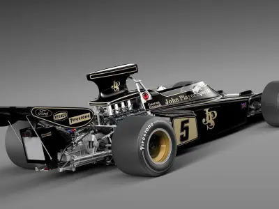 Lotus 72d John Player Special 1970-1975 3D model