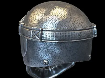 Skull pendant jewelry biker helmet vol1 3D print model