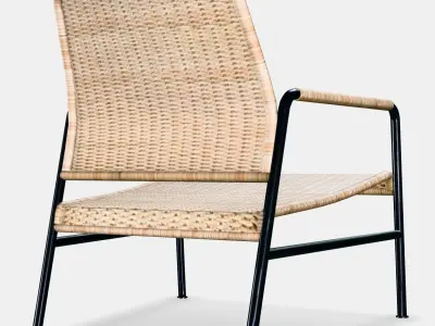 ULRIKSBERG Armchair Low-poly 3D model