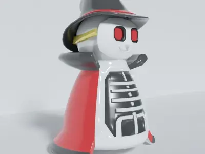 Mask Wizzard Chess Free 3D model