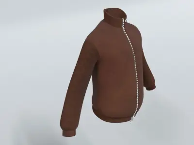 laos Sport Jacket Low-poly 3D model