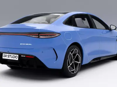 BYD Seal 2024 Low-poly 3D model