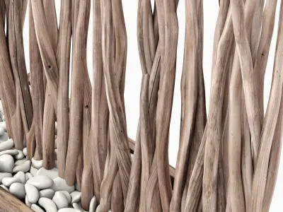 Sang crooked decor pebble n2 3D model