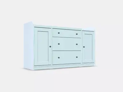 HAUGA Sideboard 2 Low-poly 3D model