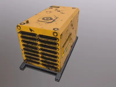 Jenerator 02 Stylized  Low-poly 3D model