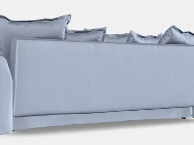 HOLMSUND Three-seat sofa-bed 1 Low-poly 3D model