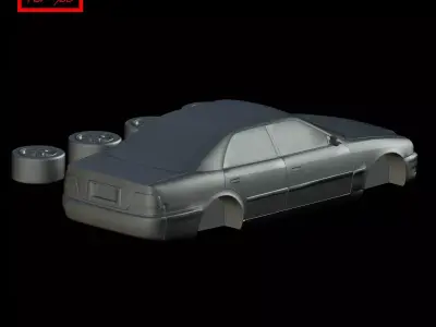Toyota Chaser Tourer V 1996-2001 3D print model