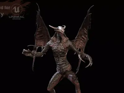 PeroDemon Low-poly 3D model