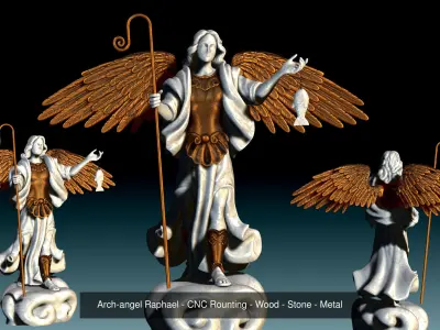Angels -  Angeles CNC - 3D Print 3D Model Collection