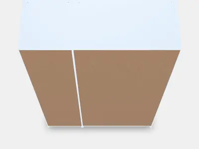 PAX - BERGSBO Garderob Low-poly 3D model