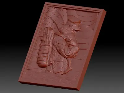 Forever my hero  3D print model