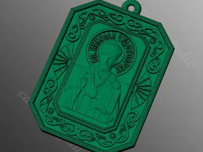 Pendant od 41 religion  3D print model