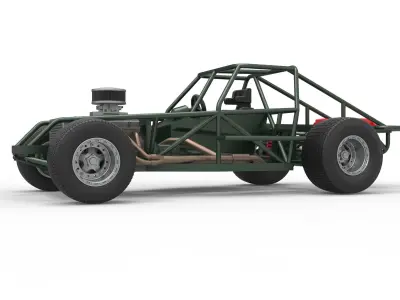 Australian Super Sedan Base Scale 1 to 25 3D print model