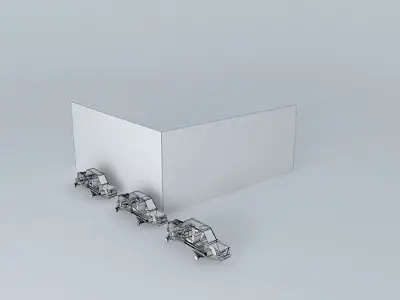 Fictional Eastern Europe car evolution  Free 3D model