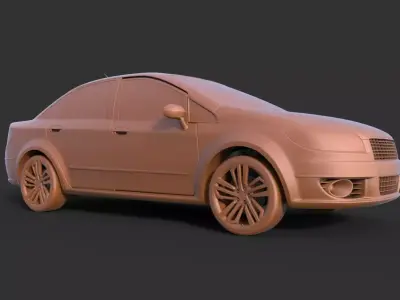 Fiat Linea 3D print model