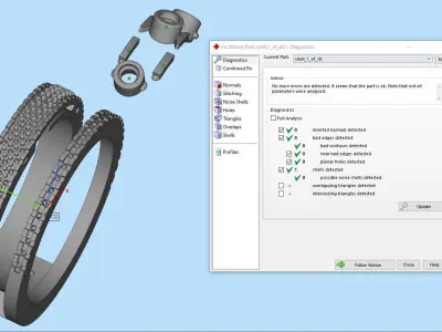 Messika Ring Gold 3D print model