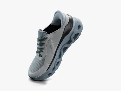 Realistic Shoes 3D Model Game-Ready  Low-poly 3D model