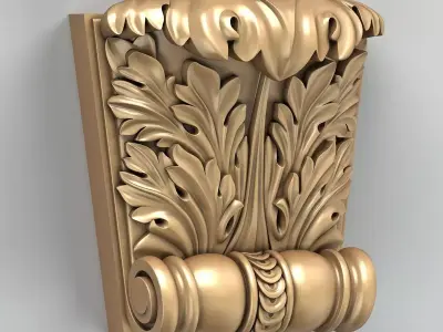 Corbel 010 3D model