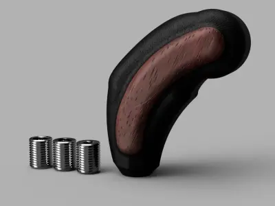 Gear Shift Knob with Adapters Free 3D print model