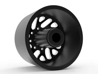 fuel off road FRONT TRITON wheel 3d print model 3D print model